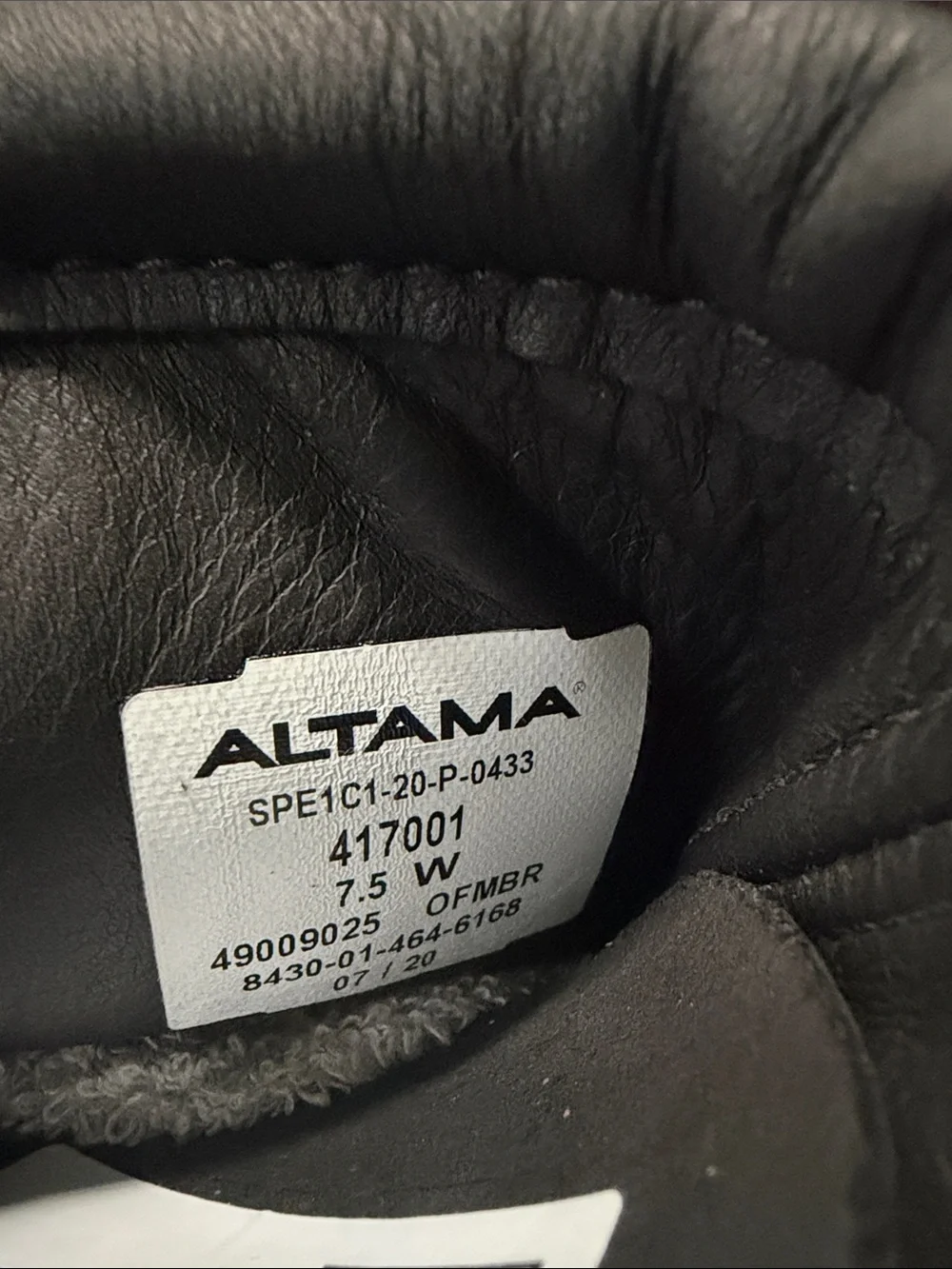 Altama leather combat
